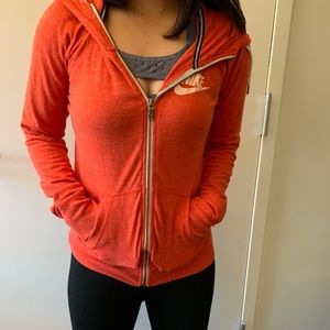 Nike orange sweater